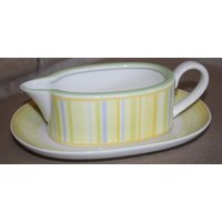 Villeroy & Boch Switch Twist Candy Sauciere Mit Platte Servierplatte von perfektgedeckt