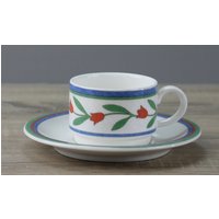 Villeroy & Boch Tipo Viva Blume/Tulpe Kaffeetasse Mit Unterteller/Kl. Mangel Villeroy & Boch Tipo Viva Blume/Tulpe Kaffeetasse Mit Unterteller/Kl. Mangel von perfektgedeckt