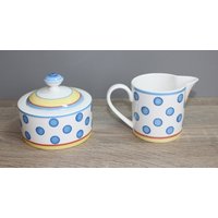 Villeroy & Boch Twist Anna Milchkännchen Und Zuckerdose Mit Deckel Im Set von perfektgedeckt