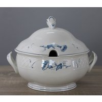 Villeroy & Boch Val Bleu Terrine Mit Deckel Und Löffelaussparung Ø Ca 19 cm von perfektgedeckt