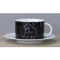 Waechtersbach Wächtersbach Skandal Kaffeetasse Tasse Mit Weißem Unterteller von perfektgedeckt