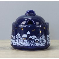 Waechtersbach Wächtersbach Wintermärchen Zuckerdose Mit Deckel Und Aussparung Waechtersbach Wächtersbach Wintermärchen Zuckerdose Mit Deckel Und Aussparung von perfektgedeckt