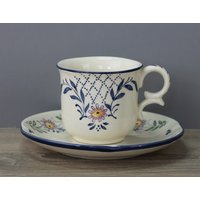 Zeller Keramik Alt Heidelberg Kaffeetasse Tasse Mit Untertasse Unterteller von perfektgedeckt