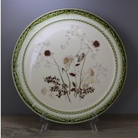 Zeller Keramik Gräser Tortenplatte Kuchenplatte Platte Ø Ca. 33, 5 cm Mit Riss von perfektgedeckt