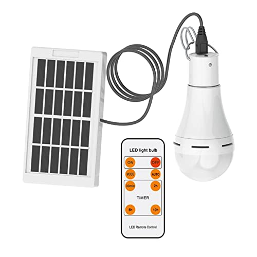 Solar Glühlampe Outdoor Indoor Solar Powered Led Birne Licht, Hühnerställe Schuppen Beleuchtung, wandern Angeln Camping Zelt Lampe Taschenlampe, von perfk