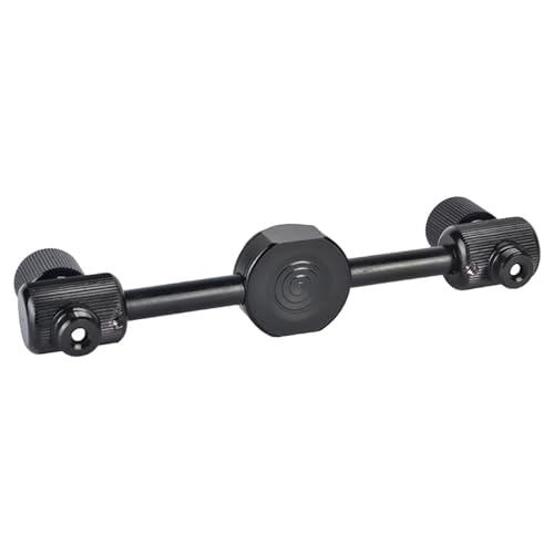 perfk 1 auf 2 Gasflaschenadapter, Campingkocher-Splitter, kompakter Premium-Vielseitiger Dampflampenadapter für Campingkocher-Laterne von perfk
