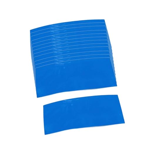perfk 100 Stück Schrumpfschlauch Batteriewickelabdeckung Dichtung gegen PVC-Schrumpfschlauch-Kit für DIY-Batteriepack, Blau perfk 100 Stück Schrumpfschlauch Batteriewickelabdeckung Dichtung gegen PVC-Schrumpfschlauch-Kit für DIY-Batteriepack, Blau von perfk
