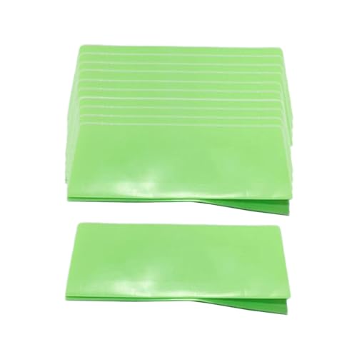 perfk 100 Stück Schrumpfschlauch Batteriewickelabdeckung Dichtung gegen PVC-Schrumpfschlauch-Kit für DIY-Batteriepack, GrÜn perfk 100 Stück Schrumpfschlauch Batteriewickelabdeckung Dichtung gegen PVC-Schrumpfschlauch-Kit für DIY-Batteriepack, GrÜn von perfk