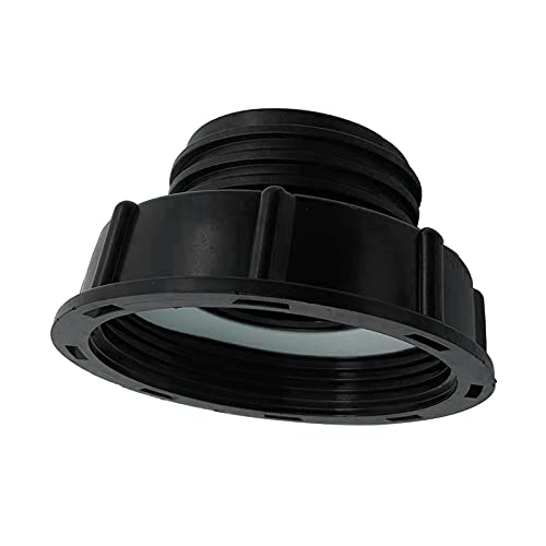 perfk 1000L Universal 80mm Zu 50mm Grobgewinde Adpater für Regenwassertanks Garten Bewässerung Auslaufhahn von perfk