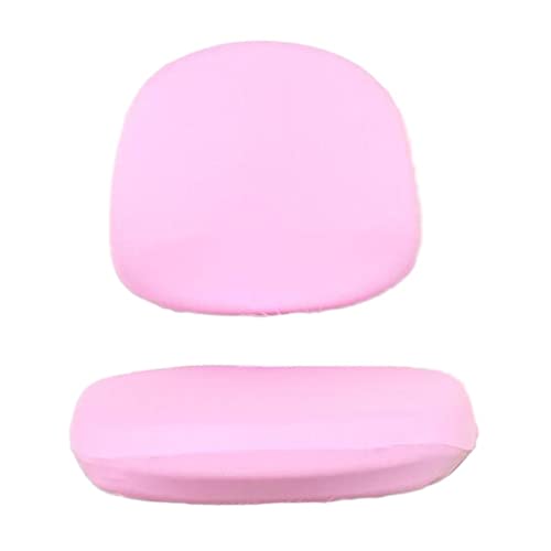 perfk 1Set Computer Bürostuhlbezug, Abnehmbarer Waschbarer Universal Schreibtisch Drehbezug Schonbezug, Rosa von perfk