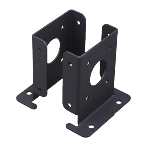 perfk 2Pcs Holz Zaun Pergola Post Basis Heavy Duty Home Hof Holzarbeiten Log Cabin Terrasse Park Garten Einstellbar von perfk