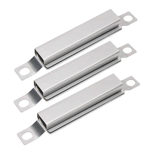 perfk 3 stück Crossover Rohre Grill Ersatz BBQ Teile Universal Tragbare Teleskop Edelstahl Rohr Kanal von perfk