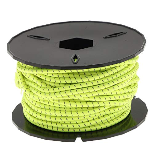 perfk 49ft Seil 3mm Expanderseil Gummiseil Spannseil Elastisch, Grün von perfk
