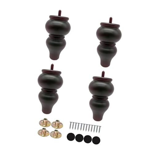 perfk 4PCS Ersatzmöbel Beine Holzmöbel Unterstützung Füße Klassische Einklebungs -Accessoires Sofa Beine für Schrank TV -Ständer, 20 cm perfk 4PCS Ersatzmöbel Beine Holzmöbel Unterstützung Füße Klassische Einklebungs -Accessoires Sofa Beine für Schrank TV -Ständer, 20 cm von perfk