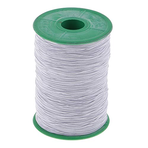perfk 500M 0,5mm Elastisch Schmuckfaden Gummifaden Schmuck Faden für Perlenschmuck Armbänder Basteln, Kaltes Weiß perfk 500M 0,5mm Elastisch Schmuckfaden Gummifaden Schmuck Faden für Perlenschmuck Armbänder Basteln, Kaltes Weiß von perfk