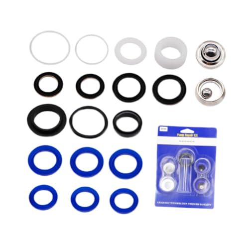 perfk Airless-Farbspritzgerät Dichtungen Pumpe Reparatursatz Wartungskomponenten Teile Dichtungsreparatursatz Dichtringe Leistung verbessern, Style B perfk Airless-Farbspritzgerät Dichtungen Pumpe Reparatursatz Wartungskomponenten Teile Dichtungsreparatursatz Dichtringe Leistung verbessern, Style B von perfk