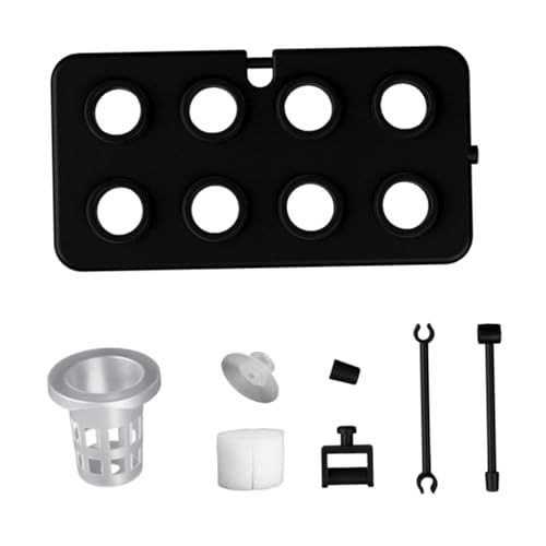 perfk Aquarium Hydrokultur Schwimmende Pflanzer Kit Wasserpflanze Tablett Zubehör Multifunktionale 9x4,6 Zoll von perfk
