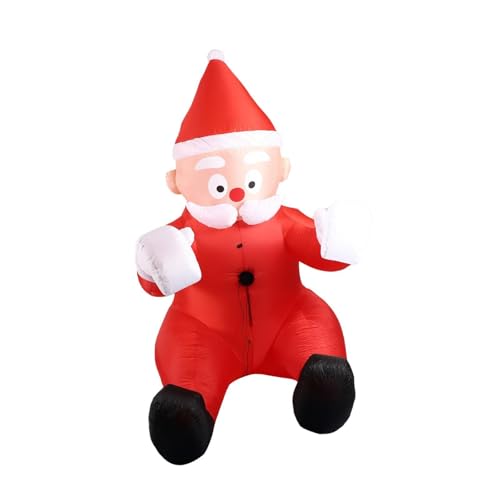 perfk Aufblasbarer Weihnachtsmann als Requisite für den Außenbereich, Kletter-Weihnachtsmann, Hofdekoration für den Innen- und Außenbereich, für Rasen, perfk Aufblasbarer Weihnachtsmann als Requisite für den Außenbereich, Kletter-Weihnachtsmann, Hofdekoration für den Innen- und Außenbereich, für Rasen, von perfk