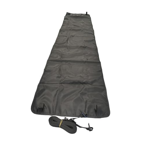 perfk Bettbrücke, Twin-zu-King-Twin-Bett-Verbindungsstück, schnell erstellen mit Lakengurt, geteilter King-Size-Lückenfüller für Gästehäuser, Voll, Schwarz von perfk