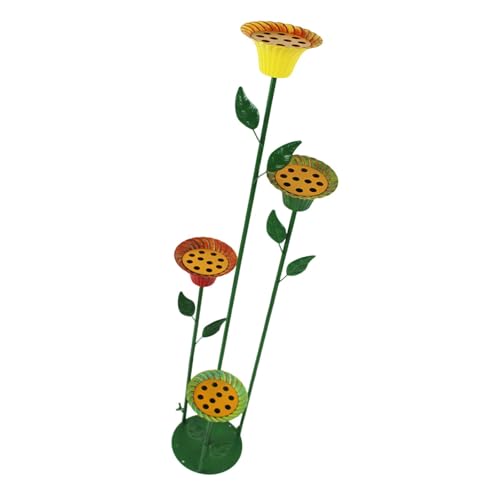 perfk Bienen-Bewässerungsstation, Gartenstecker, blumenförmiges -Kunstwerk, dekorative Bienenbadeschale, Bewässerungsbecher für den Rasen im Freien perfk Bienen-Bewässerungsstation, Gartenstecker, blumenförmiges -Kunstwerk, dekorative Bienenbadeschale, Bewässerungsbecher für den Rasen im Freien von perfk