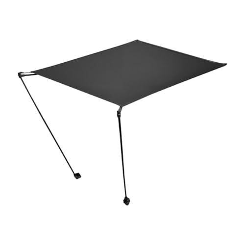 perfk Campingstuhl Schatten, Klappstuhl Schatten Baldachin Schutz für Gartenreisen Garten Outdoor Picknick, Zurück von perfk