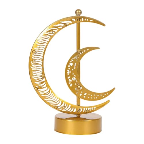 perfk Dekorative Lampe, kreative Schreibtischlampe, Ramadan-Nachtlicht für Café, Restaurant, Partys, Zuhause, Urlaub, Geschenke, Doppelmond perfk Dekorative Lampe, kreative Schreibtischlampe, Ramadan-Nachtlicht für Café, Restaurant, Partys, Zuhause, Urlaub, Geschenke, Doppelmond von perfk