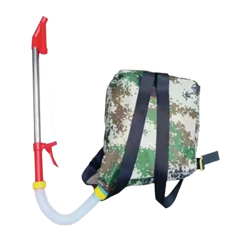 perfk Düngerstreuer, handgeführter Granulat-Dünger-Rucksack, tragbarer Mist-Rucksack, Düngerspender für den Maisgarten, Roter Edelstahl perfk Düngerstreuer, handgeführter Granulat-Dünger-Rucksack, tragbarer Mist-Rucksack, Düngerspender für den Maisgarten, Roter Edelstahl von perfk