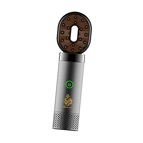 perfk Elektrischer Aroma-Diffusor, elektronischer Weihrauchbrenner, muslimischer Ramadan, tragbarer, arabischer Weihrauchhalter, Räuchergefäß für den, GRAU perfk Elektrischer Aroma-Diffusor, elektronischer Weihrauchbrenner, muslimischer Ramadan, tragbarer, arabischer Weihrauchhalter, Räuchergefäß für den, GRAU von perfk