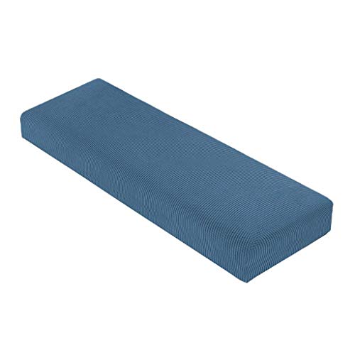 perfk Esszimmer Bank Abdeckungen-Weiche Stretch Bank Schutzhülle Abnehmbare Waschbar Sitzbank Protector(6 Farben) - Blau von perfk