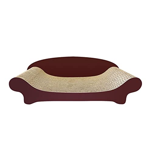 perfk Extra großes, langlebiges Katzenkratzbett, interaktives Spielspielzeug, gewellter Möbelschutz, 27 Zoll, Katzenkratzbrett, Kratzbrett für Kätzchen perfk Extra großes, langlebiges Katzenkratzbett, interaktives Spielspielzeug, gewellter Möbelschutz, 27 Zoll, Katzenkratzbrett, Kratzbrett für Kätzchen von perfk