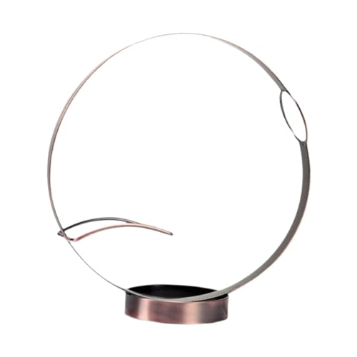 perfk Flaschenweine Rack Barware Accessoire, Display Ständer Design Weine Halter Display Regale Orament für Kaffeebarkeller, Bronze von perfk