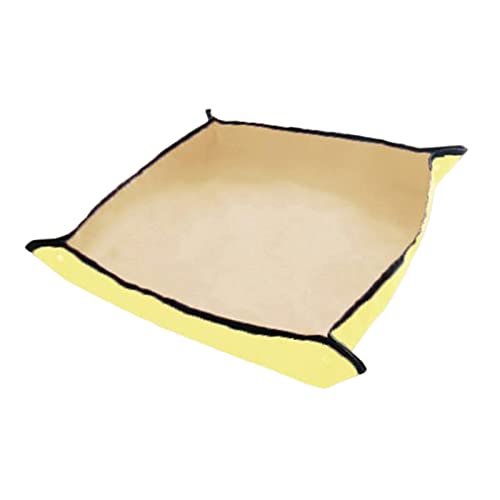 perfk Gardening Planter Mat Planting Bonsai Garden Mat for Planting Garden Accessory, Foldable and Easily Clean, Gelb 50cmx50cm von perfk