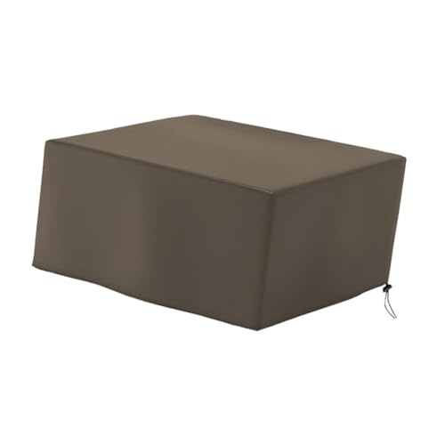 perfk Grillabdeckung, Grillabdeckung, windabweisend, reißfest, leicht, Zubehör, Schutz, vielseitig, strapazierfähig, 45,7 cm, für den Außenbereich, Kaffee von perfk