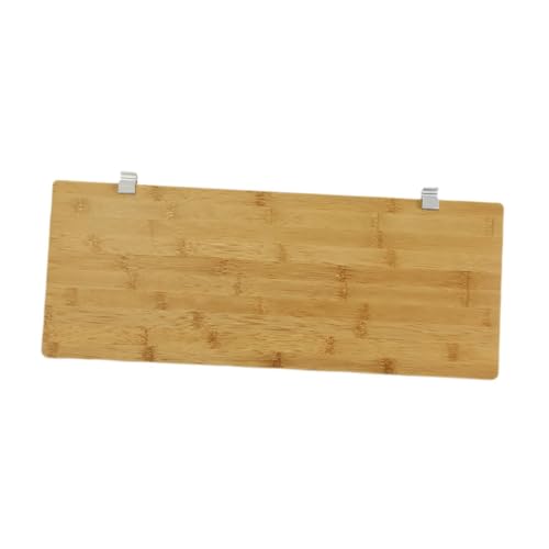 perfk Grilltisch-Verlängerungsbrett Campingausrüstung Bambus-Verlängerungs-Beistelltisch zum Grillen, 52 cm X 22.2 cm von perfk