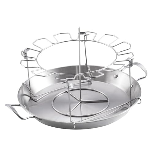 perfk Hähnchenkeulenhalter Hähnchenständer Edelstahl Grillzubehör für Camping von perfk