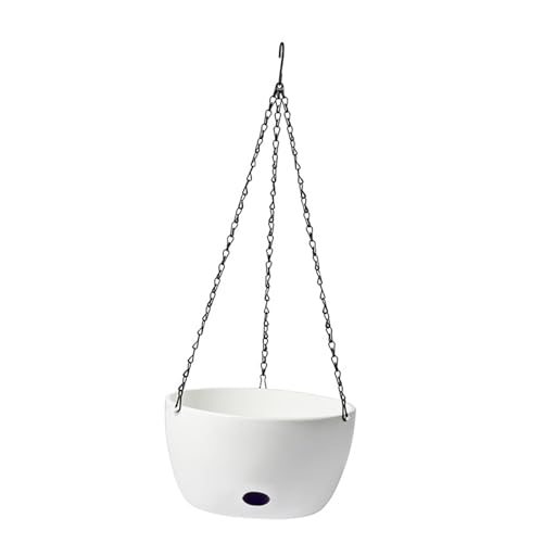perfk Hängender Pflanztopf, Blumentopf, Ornament, Dekoration, selbstbewässernder Pflanzenbehälter für Pflanzen im Innen- und Außenbereich, für Terrassen, S perfk Hängender Pflanztopf, Blumentopf, Ornament, Dekoration, selbstbewässernder Pflanzenbehälter für Pflanzen im Innen- und Außenbereich, für Terrassen, S von perfk