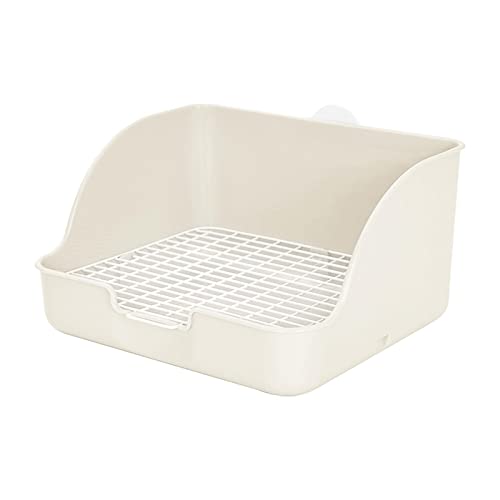 perfk Kaninchentoilette/Kleintierstreu/Rechteckiger Häschen-Töpfchentrainer, Eckbettwäsche, Käfig-Töpfchen für Hamster, Chinchillas, Galesaurier, Weiß perfk Kaninchentoilette/Kleintierstreu/Rechteckiger Häschen-Töpfchentrainer, Eckbettwäsche, Käfig-Töpfchen für Hamster, Chinchillas, Galesaurier, Weiß von perfk