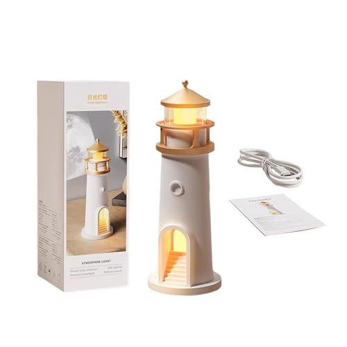 perfk LED-Nachtlampe, Nachttischlampe, wiederaufladbare, leichte Schreibtischlampe, dekoratives Nachtlicht für Arbeitszimmer, Schreibtisch-Dekor, Geschenk von perfk