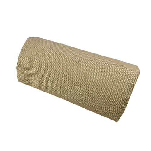 perfk Liege Kopfkissen Kopfstütze weiche Kopf Ruhe Halsstütze mit Gummiband für Patio Stuhl Desk Stuhl Computerstuhl Computerstuhl, Leichter Kaffee von perfk