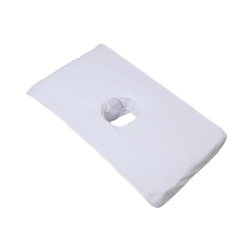 perfk Massagetisch-Handtuch, Massagehandtuch, Massageloch-Pad, weiche Faser, SPA-Bett, Kopfvorhang-Pad, Gesichtskissen, Handtuch mit Gesichtsloch, Weiß perfk Massagetisch-Handtuch, Massagehandtuch, Massageloch-Pad, weiche Faser, SPA-Bett, Kopfvorhang-Pad, Gesichtskissen, Handtuch mit Gesichtsloch, Weiß von perfk