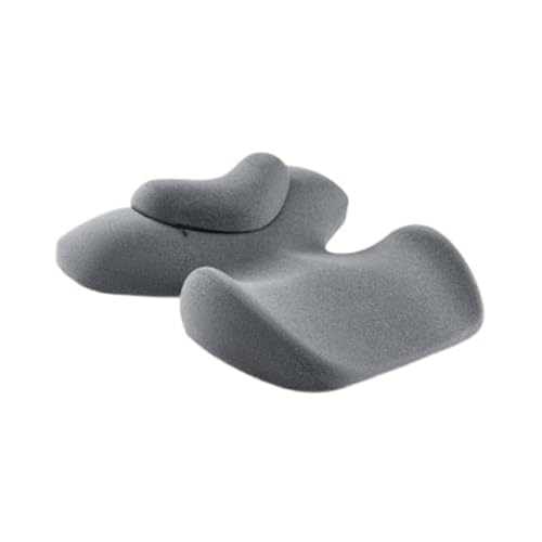 perfk Message Neck Support Kissen Memory Schaum Ergonomische Brustkissen für Massage Multifunktional für Schlafzimmer Spa Bett Frauen Schönheit, Grau von perfk