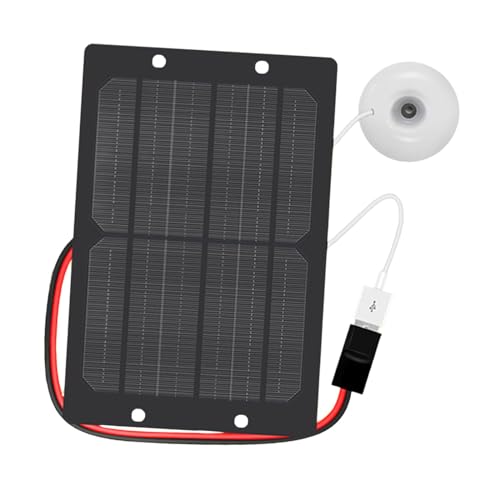 perfk Mini-Solarpanel-Luftbefeuchter, Schwimmwasser-Luftbefeuchter, tragbarer USB-Mini-Zerstäubungssprüh-Luftbefeuchter, für das Auto zu Hause, Einzeln 5W von perfk