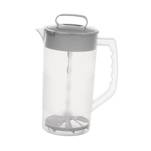 perfk Mixkrug für Getränke, Küchenbedarf, Mehrzweck, leicht zu reinigen, mit Griffen, Saftbehälter, Wasserkrug mit Deckel perfk Mixkrug für Getränke, Küchenbedarf, Mehrzweck, leicht zu reinigen, mit Griffen, Saftbehälter, Wasserkrug mit Deckel von perfk