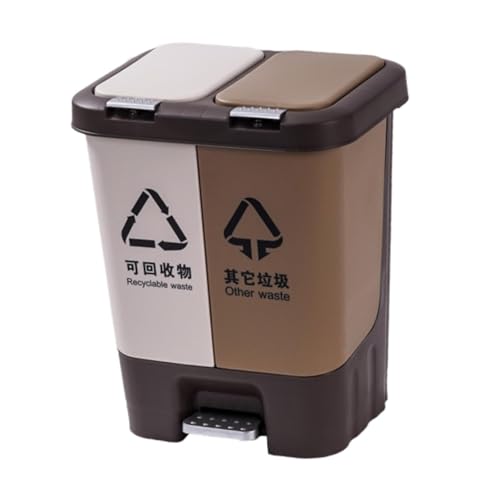 perfk Recycling-Mülleimer für die Küche, tragbar, für Garage, modernes Büro, Toilette, platzsparend, Mülleimer, Papierkorb perfk Recycling-Mülleimer für die Küche, tragbar, für Garage, modernes Büro, Toilette, platzsparend, Mülleimer, Papierkorb von perfk