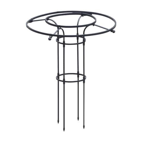 perfk Regenschirm-Garten-Obelisk-Spalier-Blumenständer, Stabiler 3 Fuß multifunktionaler Pflanzen-Kletterrahmen für Kletterpflanzen, Rosen, Schwarz perfk Regenschirm-Garten-Obelisk-Spalier-Blumenständer, Stabiler 3 Fuß multifunktionaler Pflanzen-Kletterrahmen für Kletterpflanzen, Rosen, Schwarz von perfk
