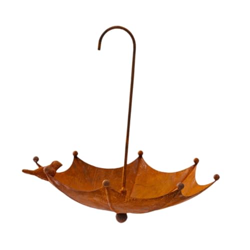 perfk Regenschirm-Vogelfutterspender, Gartendekoration, hängender Vogelfutterhalter aus für Balkon, Rasen, Hof, Außenterrasse perfk Regenschirm-Vogelfutterspender, Gartendekoration, hängender Vogelfutterhalter aus für Balkon, Rasen, Hof, Außenterrasse von perfk