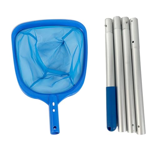 perfk -Reinigung Netting Pool Skimmer NET für Spa tragbare Blätter Entfernen von Blattharnernetz NET -Verschleiß Resistant manuelles Werkzeug, Einzelpol 38 cm von perfk