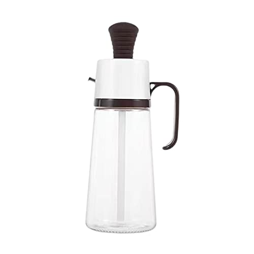 perfk Saucenspender mit Griff Langlebig 550 Ml Nachfüllbare e Auslaufsichere Ölflasche für Restaurant Kochgrill, Küchenutensilien, Braun von perfk
