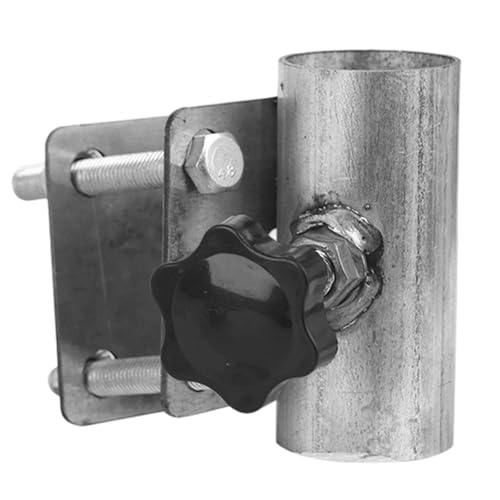perfk Sonnenschirmhalter für Terrasse & Balkon die Terrasse, robuste Halterung, Stranddeck, Geländer, Innenhof, Außenstangen, einfache Installation– Ø 3,5 cm von perfk