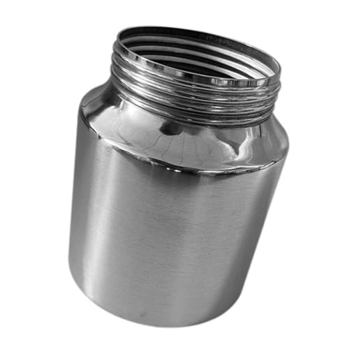 perfk Sprühbehälter Farbbehälter Nachfüllbehälter für Elektrische Farbspritzgeräte mit Robustem Material Und Abnehmbarem Design für Heimwerker, Aluminiumlegierung 800ML von perfk